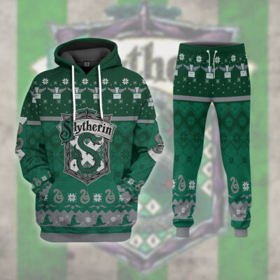 3D H.P Slytherin Ugly Christmas Ver 1 Custom Ugly Sweater