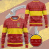 3D H.P Gryffindor Ugly Christmas Edition Custom Ugly Sweater