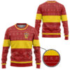 3D H.P Gryffindor Ugly Christmas Edition Custom Ugly Sweater