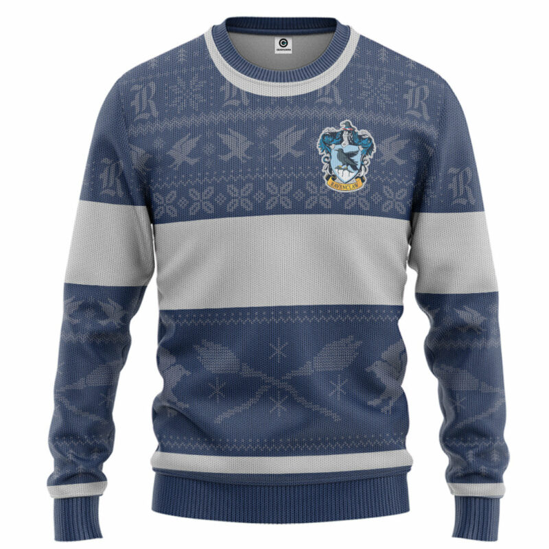 3D H.P Ravenclaw Ugly Christmas Edition Custom Ugly Sweater