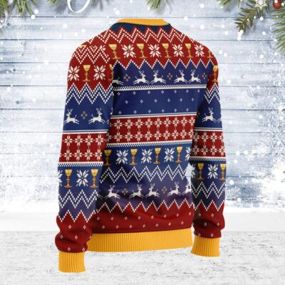 Prayer in the Garden Artwork Christmas Sweater