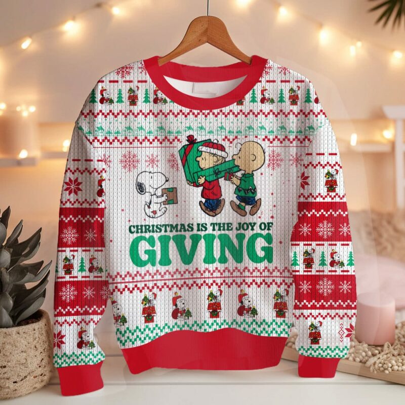 Snoopy Christmas is the Joy Ugly Sweater