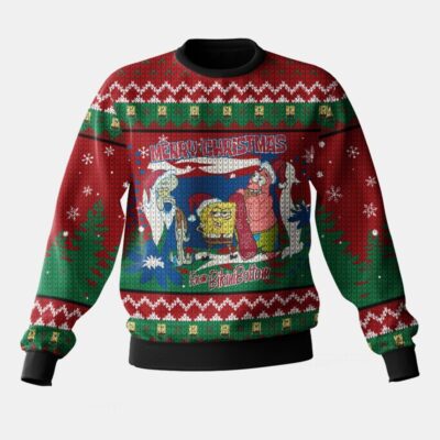 The Spongebob Squarepants Christmas Uggly Sweater