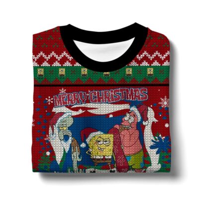 The Spongebob Squarepants Christmas Uggly Sweater