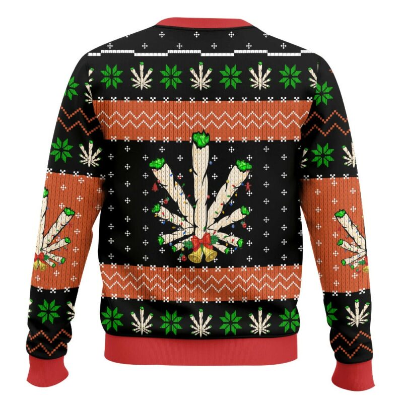 Santa Claus 420 "I’m ready to jingle all the way to cloud nine" Christmas Ugly Sweater