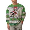 The Nauty Power Puff Girls 420 Christmas Ugly Sweater