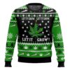 Let's it Grow 420 Christmas Ugly Sweater