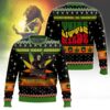 Bob Marley 420 Three Little Birds Christmas Ugly Sweater