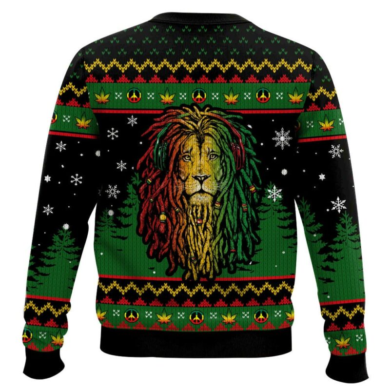 Bob Marley 420 “Hate never sleeps so neither can love” Ugly Sweater