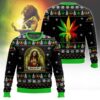 Bob Marley Marijuana Jesus Christmas Ugly Sweater