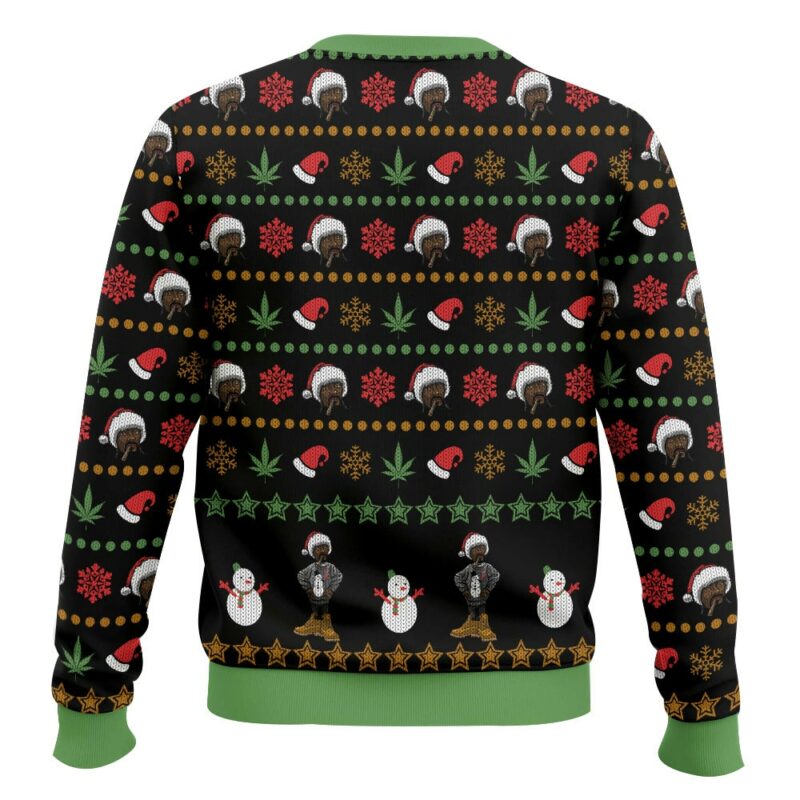 Snoop Dogg "This holiday season, we’re getting lit in more ways than one" Christmas 420 Ugly Sweater