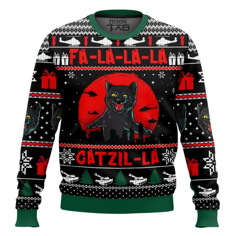 Catzila Ugly Sweater