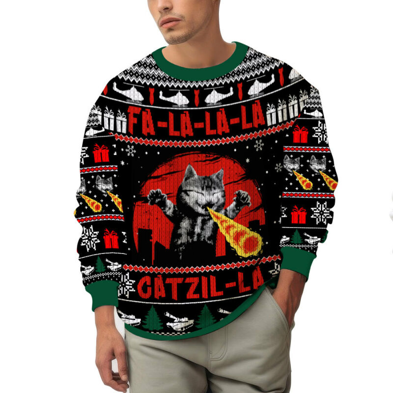 Catzila Ugly Sweater