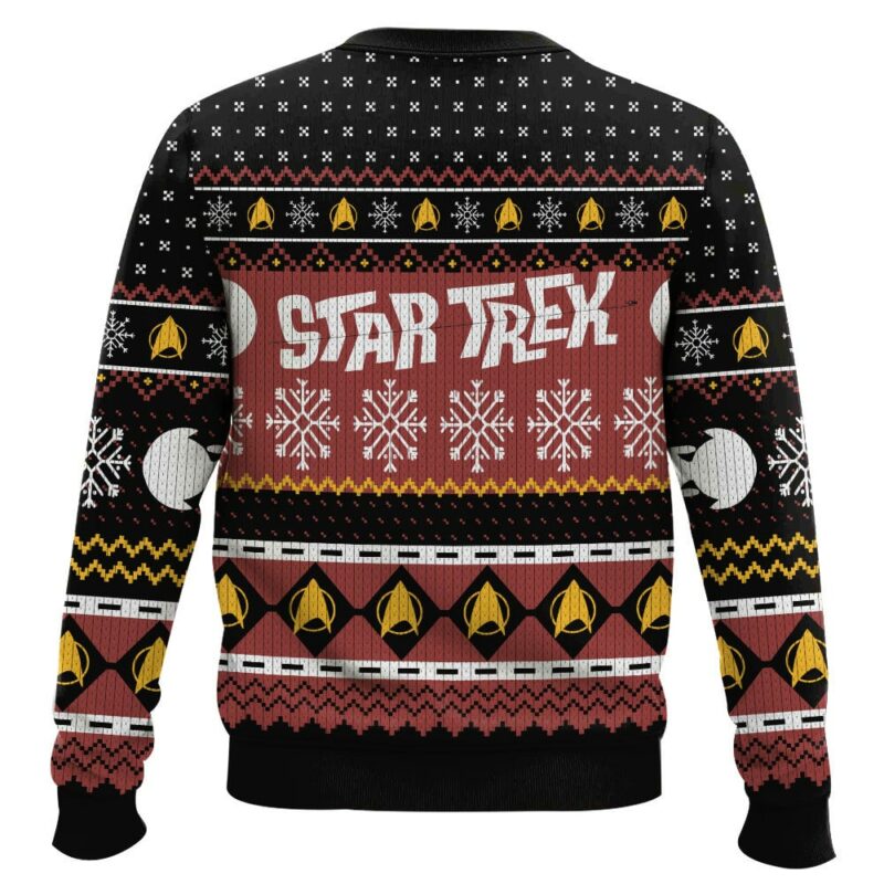 Captain Picard, ST "Make it Snow" Christmas Ugly Sweater