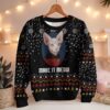 Star Strek the Cat "Make it Meow" Christmas Ugly Sweater