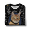 Star Strek the Cat "Make it Meow" Christmas Ugly Sweater