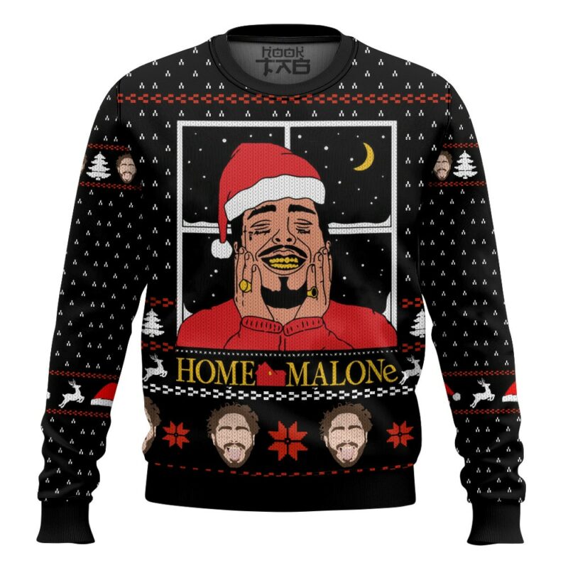 Home Malone Christmas Ugly Sweater