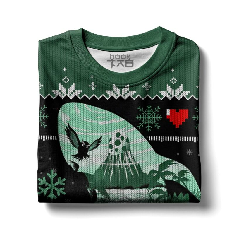 Link the Legend of Zelda Awakens Hero Ugly Sweater