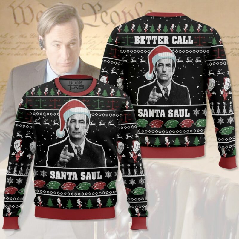 Better call Santa Saul Christmas Ugly Sweater