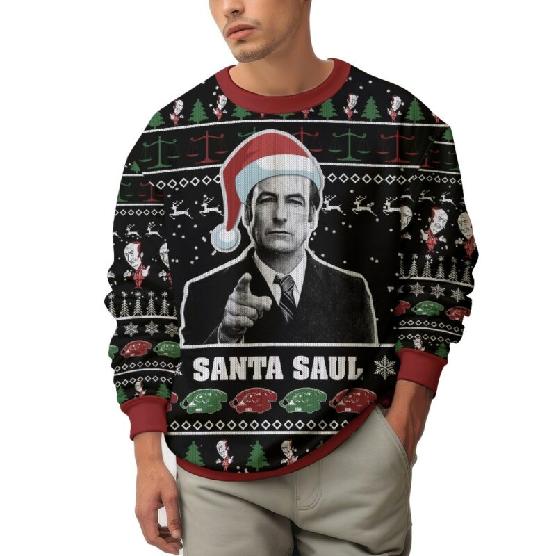 Better call Santa Saul Christmas Ugly Sweater