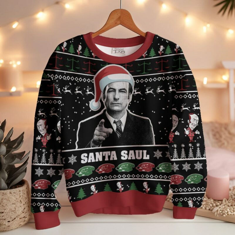 Better call Santa Saul Christmas Ugly Sweater