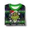 Grinch Smoked all the Who Hash Christmas 420 Ugly Sweater