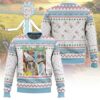 Rick and Morty in Mushroom Tripping Ugly Sweater