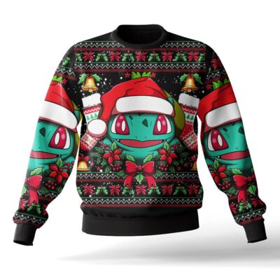 Bubasaur Pokemon Christmas Ugly Sweater