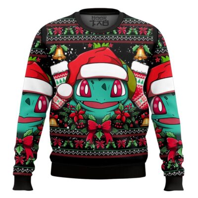 Bubasaur Pokemon Christmas Ugly Sweater