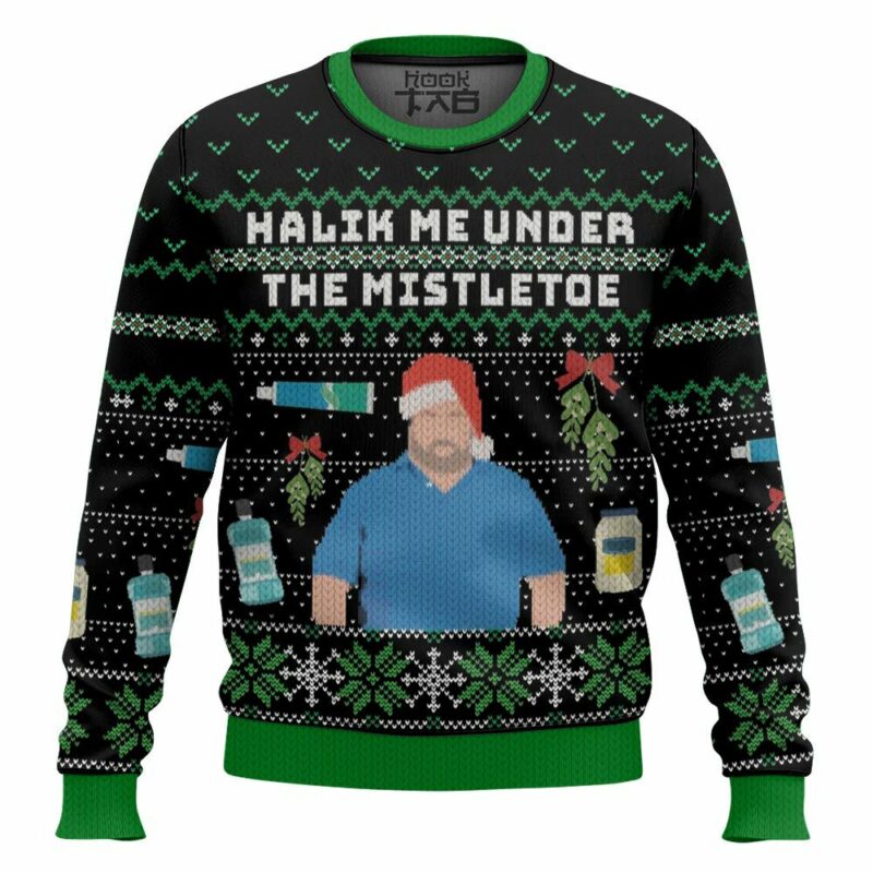 90-Day Fiance Big Ed "Halik Me Under the Mistletoe" Ugly Sweater