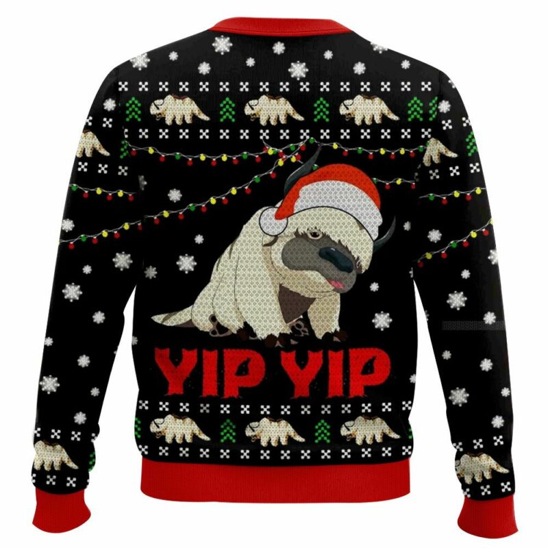 Avatar, Appa Sky Bison yip yip Ugly Christmas Sweater