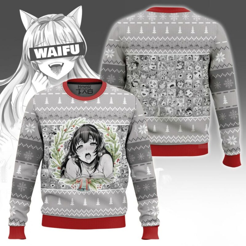 Waifu Nekko Ahegao Christmas Ugly Sweater ANDY110924DTT04