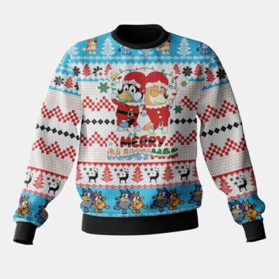 "Merry Blueymas" Bluey Christmas Ugly Sweater