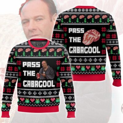 The Sopranos "Pass the gabagool" Christmas Ugly Sweater