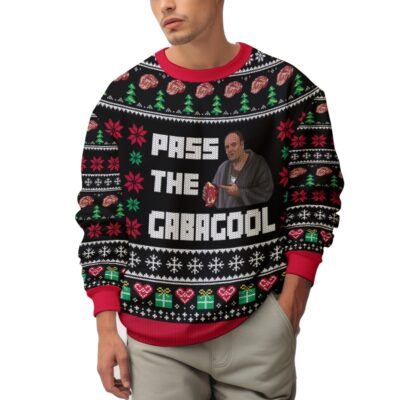 The Sopranos "Pass the gabagool" Christmas Ugly Sweater