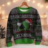 Kermit the Frog None of my Business Christmas Ugly Sweater