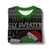 Kermit the Frog None of my Business Christmas Ugly Sweater