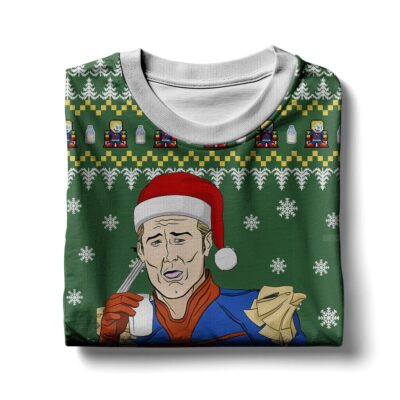 The Boys "Homelander Want Milk?" Christmas Ugly Sweater