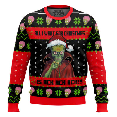 The Mars Attack, "All I Want For Christmas Is Ack ack ack!!!" Christmas Ugly Sweater