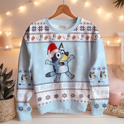 Bluey Family Christmas Ugly Sweater