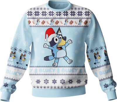 Bluey Family Christmas Ugly Sweater