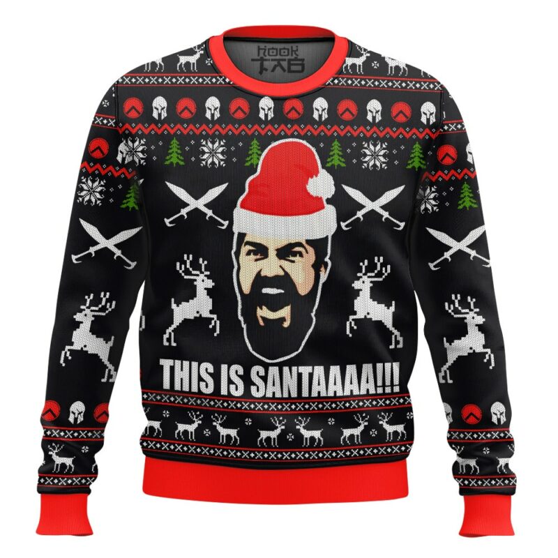 300 Sparta "This is Santaaa" Christmas Ugly Sweater