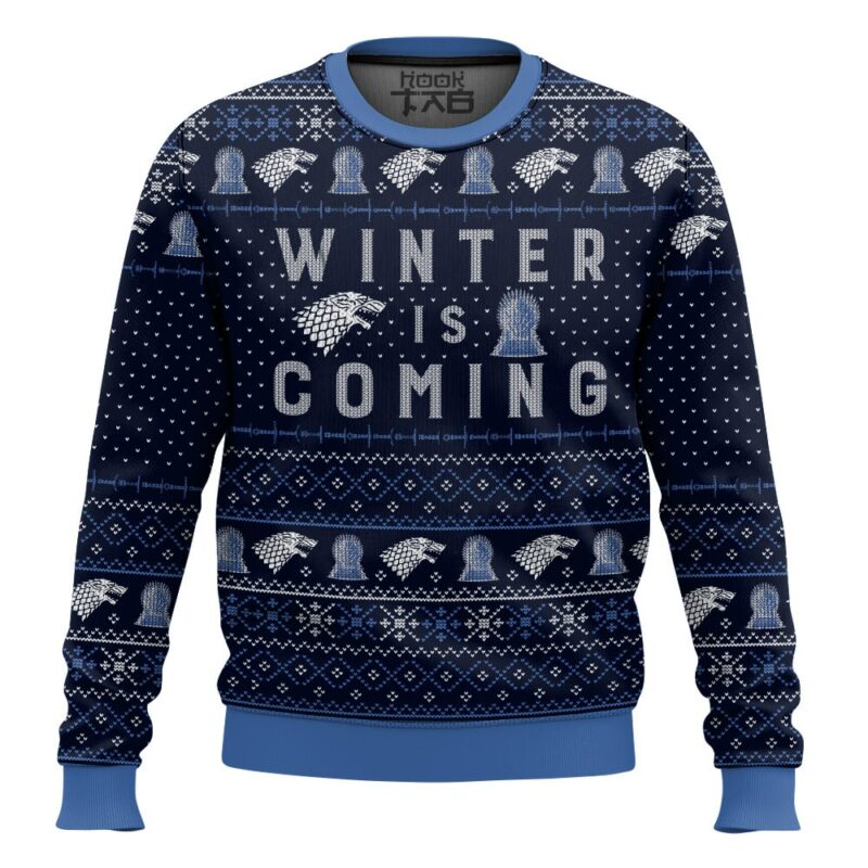 "Winter is coming", Game of Throne Christmas Ugly Sweater