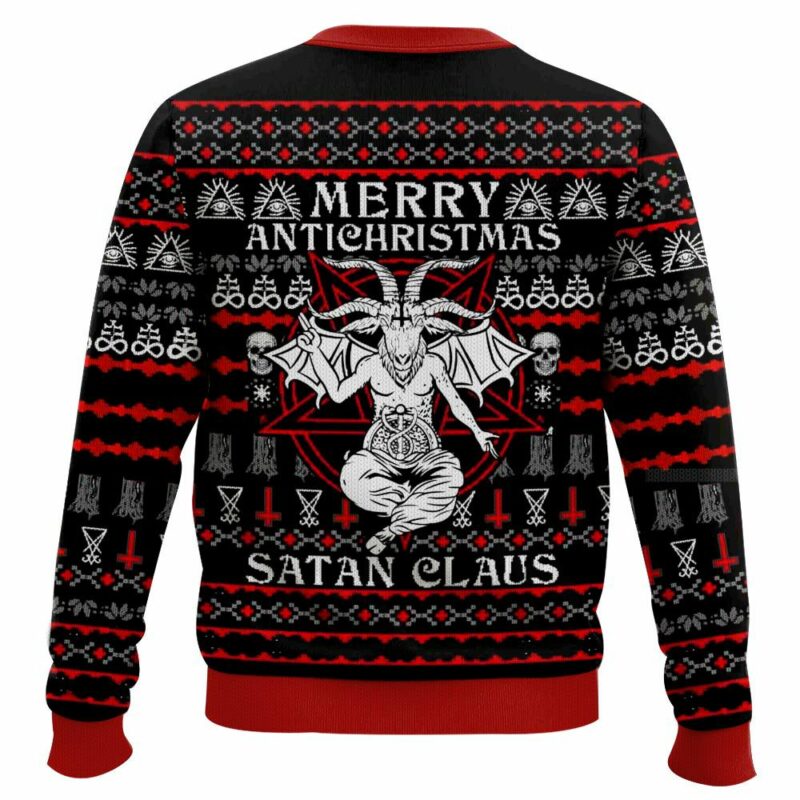 Satanic Merry Antichristmas - Satan Claus Ugly Sweater