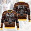 Lord of the Ring, You shall not peek at your Presents Christmas Ugly Sweater