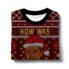 Leonardo DiCaprio meme "How was your 2024?" Christmas Ugly Sweater