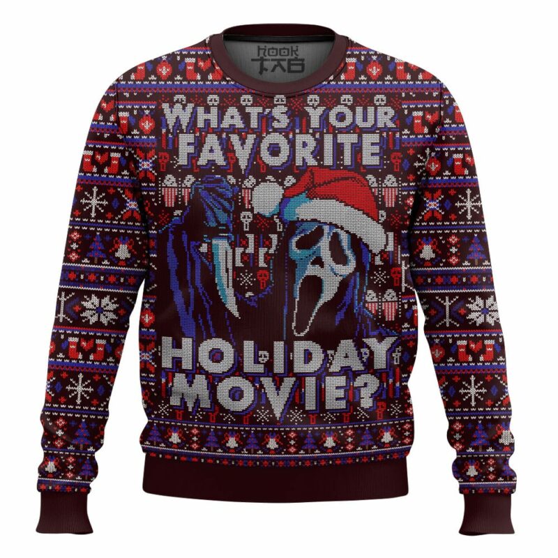 HOLIDAY SCREAM, Ghostface Christmas Ugly Sweater