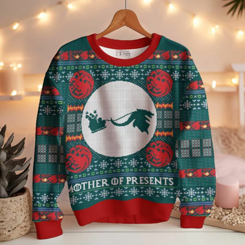 Daenerys Targaryen, Mother of Presents,Game of Thrones Christmas Ugly Sweater