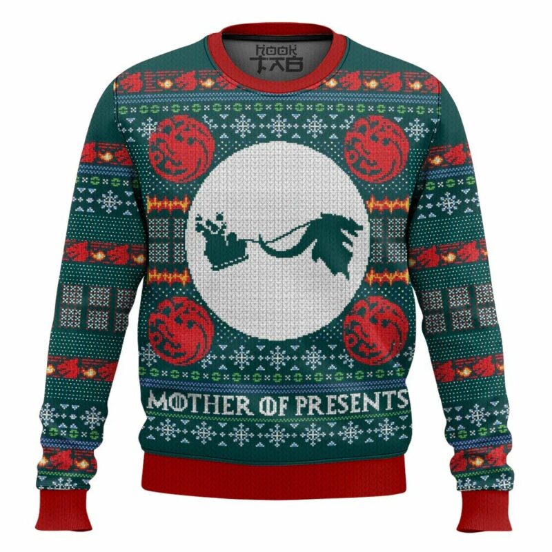 Daenerys Targaryen, Mother of Presents,Game of Thrones Christmas Ugly Sweater