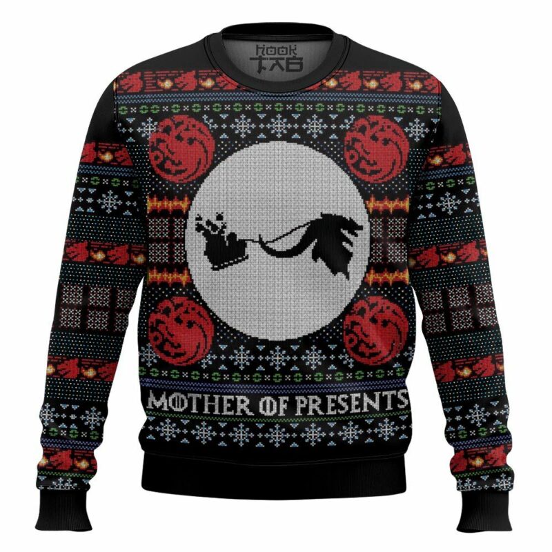 Daenerys Targaryen, Mother of Presents,Game of Thrones Christmas Ugly Sweater